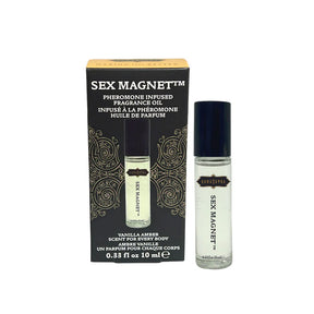 Kama Sutra Sex Magnet Pheromone Roll-On, Vanilla Amber, 0.33 oz - KS12061