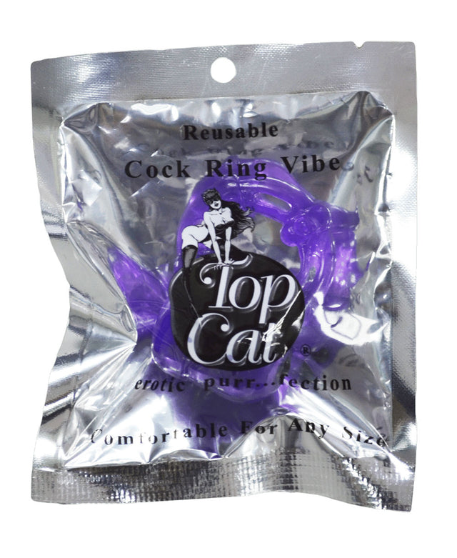 Reusable Cock Ring - Purple by Top Cat Toys
