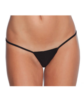 Low Rise Lycra G-String Black XL by Coquette