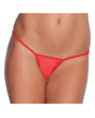 Low Rise Lycra G-String Red XL by Coquette