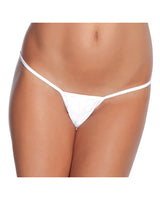 Low Rise Lycra G-String White O/S by Coquette