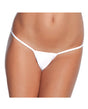 Low Rise Lycra G-String White XL by Coquette