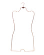 Coquette Branded Metal Body Hanger - Rose Gold by Coquette