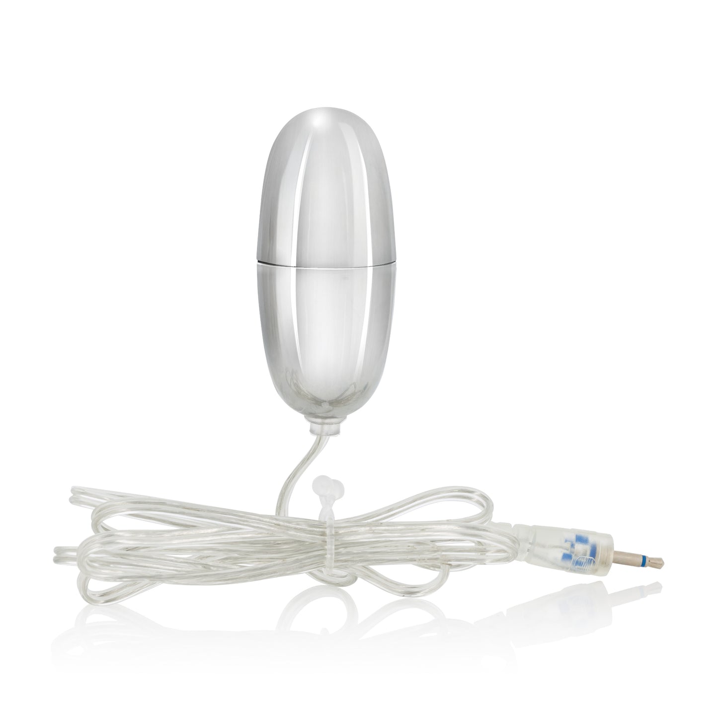 Sterling Collection Silver Bullet With 2-Speed Controller Plus Sleeve by CalExotics