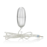 Sterling Collection Silver Bullet With 2-Speed Controller Plus Sleeve by CalExotics