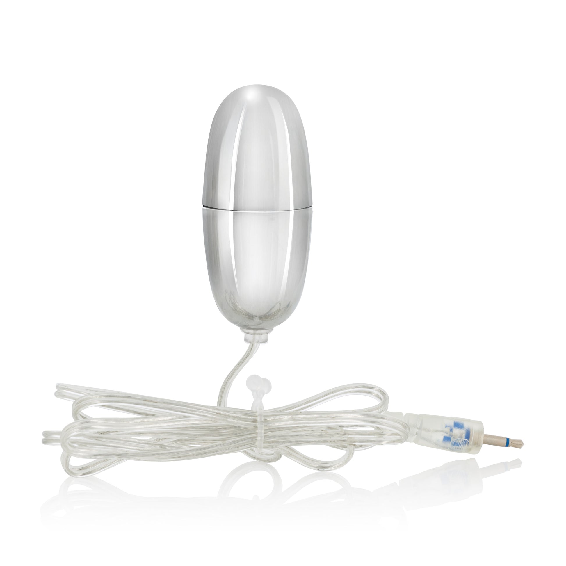 Sterling Collection Silver Bullet With 2-Speed Controller Plus Sleeve by CalExotics
