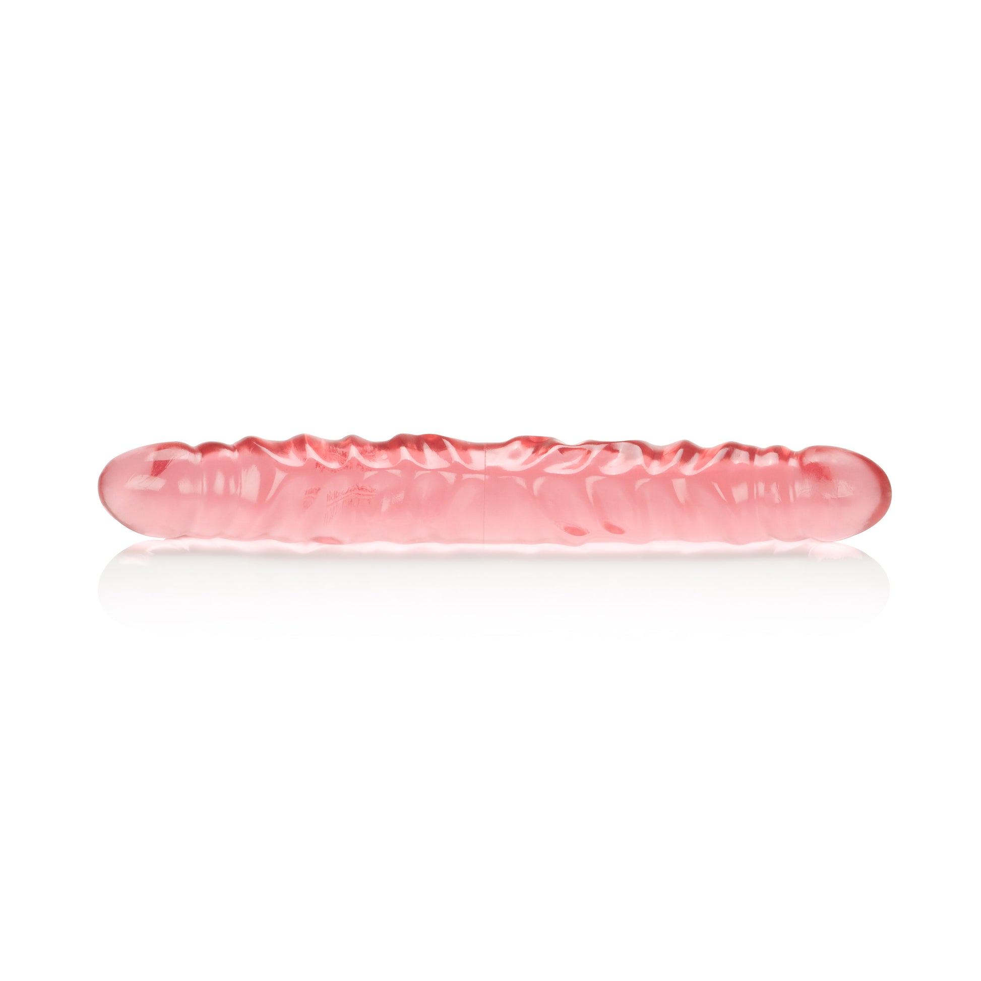Translucence 12 Inches Veined Double Dong - Pink by CalExotics