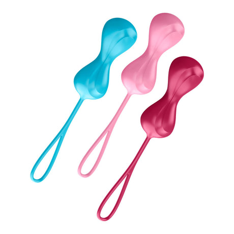 Satisfyer Power Balls Set of 3 — Velvet Touch Training Loveballs - SAT-BALLSC02