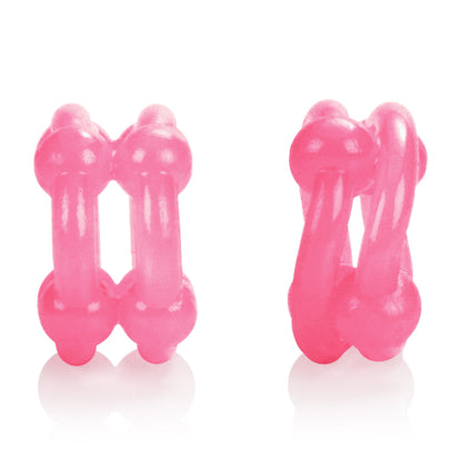 Island Rings - Double Stacker - Pink by CalExotics