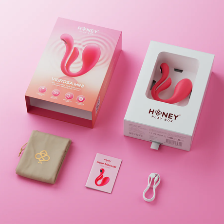 Honey Play Box Mini Vibrosa Wearable Mini Vibrator, Pink - VE-57-999PI
