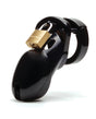CB-3000 3" Cock Cage & Lock Set - Black by CB-6000