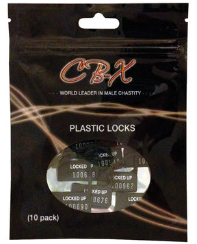 Plastic Cock Cage Lock - Pack of 10 by CB-X