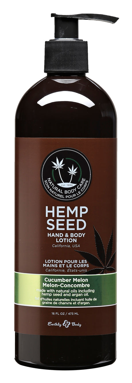 Hemp Seed Hand and Body Lotion - 16 Fl. Oz. - Cucumber Melon