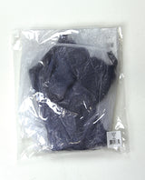 Darque Midnight Wet Look & Lace Teddy — Blue, Large