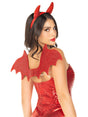 Leg Avenue 2-Piece Devil Kit — Red Rhinestone Wings & Headband (One Size) - LA-A2896RED