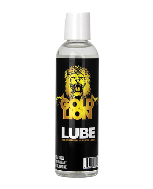Gold Lion Water-Based Personal Lubricant - 4 oz Bottle by Gold Lion