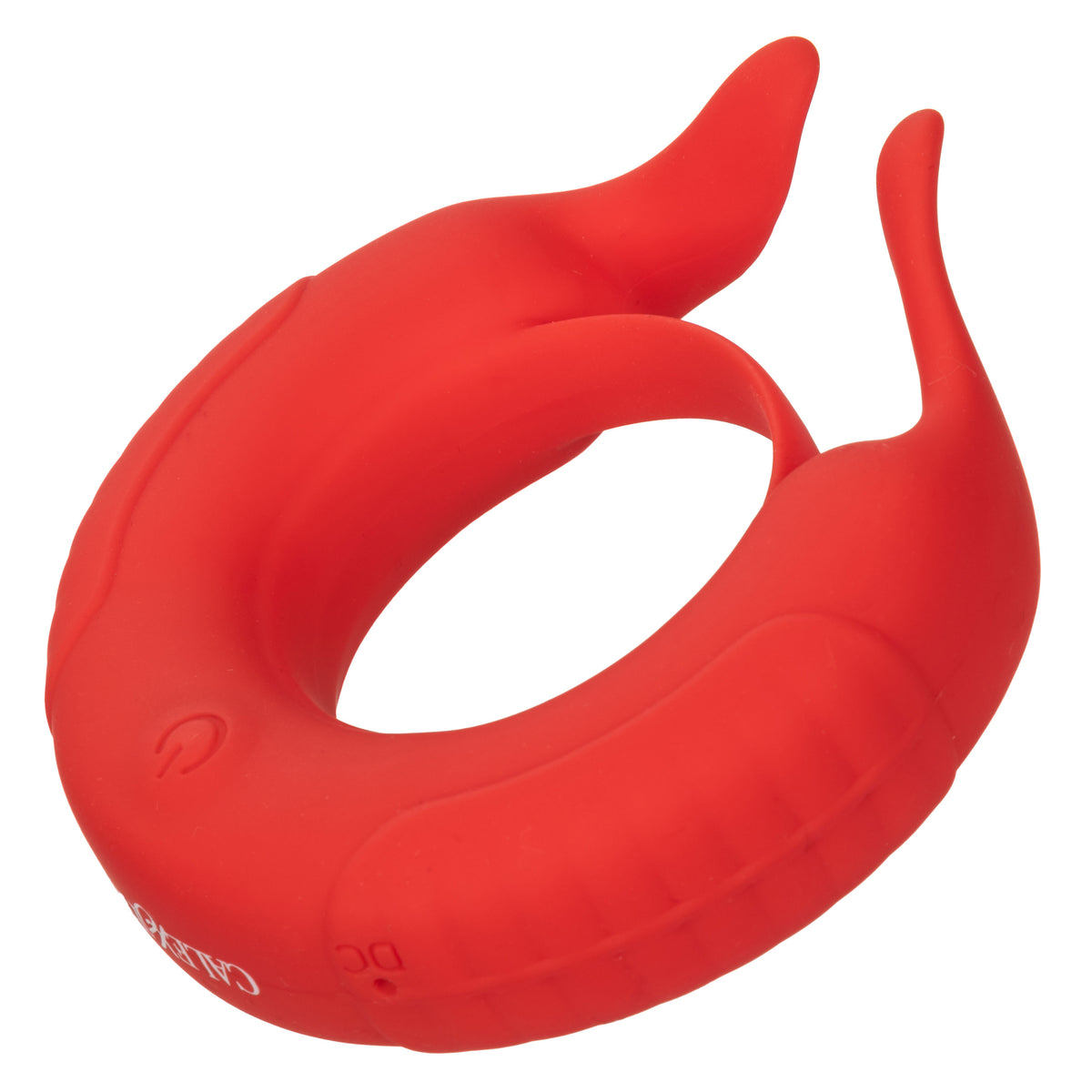 CalExotics Taurus Rechargeable Silicone Enhancer Ring — Red - SE1841403