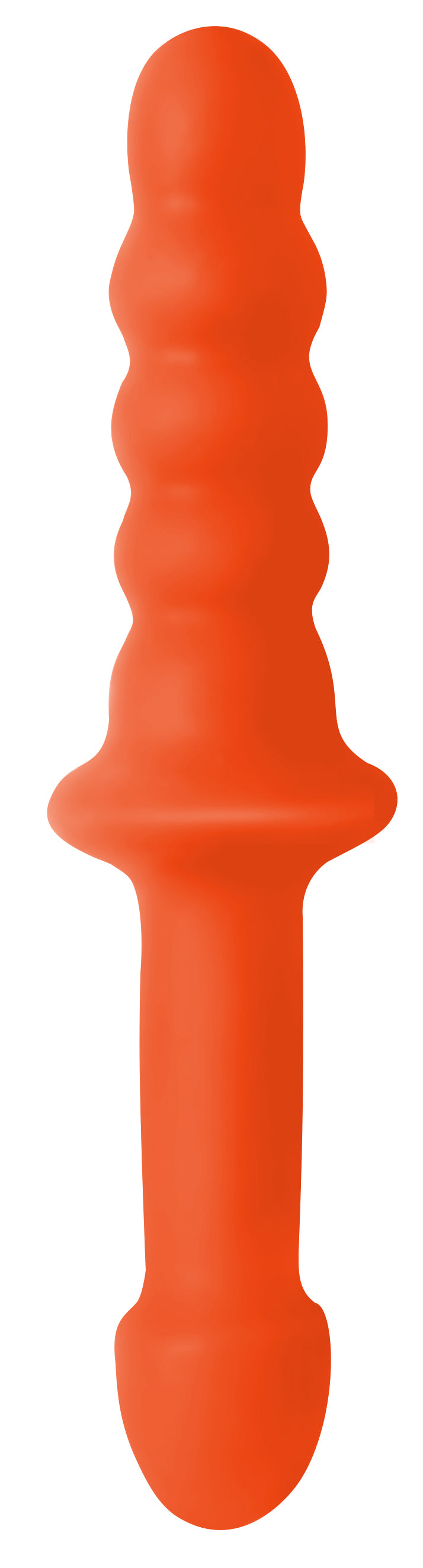 Rooster Jack Hammer Double-Ended Anal Thruster — Orange, 11.5 in - 643380986252