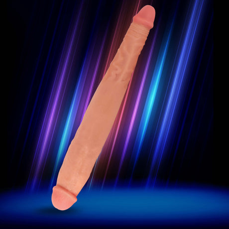 Jock 13-Inch Tapered Double Dong — Dual Heads, Flesh - CN-09-0401-10
