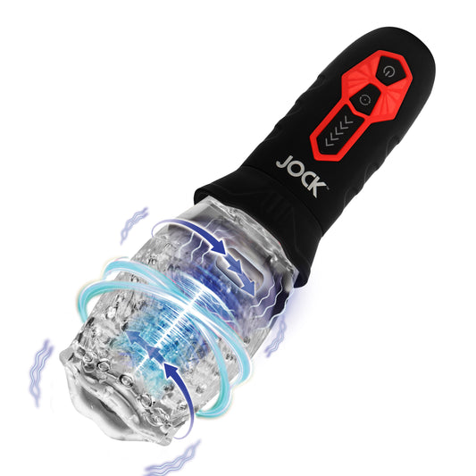 Spinning and Vibrating Masturbator by Jock