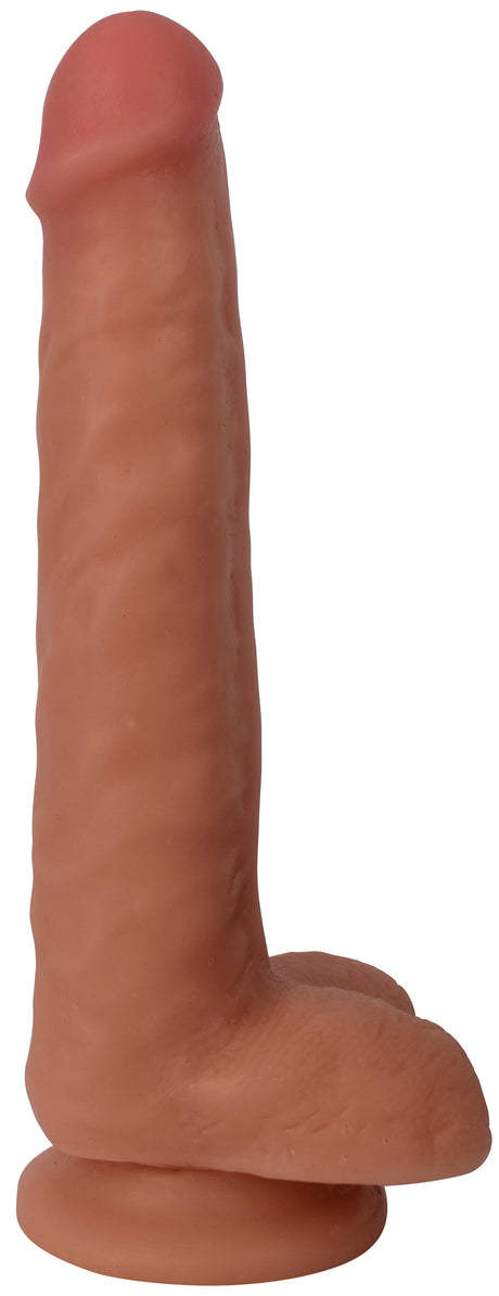 Thinz Slim 8-Inch Dildo with Balls — Light (7.875in) - CN-12-0516-10