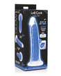 Curve Toys Lollicock 7" Glow In The Dark Silicone Dildo - Blue by Lollicock