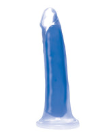 Curve Toys Lollicock 7" Glow In The Dark Silicone Dildo - Blue by Lollicock