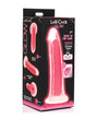 Curve Toys Lollicock 7" Glow In The Dark Silicone Dildo - Pink by Lollicock