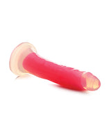 Curve Toys Lollicock 7" Glow In The Dark Silicone Dildo - Pink by Lollicock