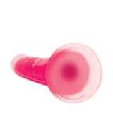 Curve Toys Lollicock 7" Glow In The Dark Silicone Dildo - Pink by Lollicock