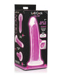 Curve Toys Lollicock 7" Glow In The Dark Silicone Dildo - Purple by Lollicock