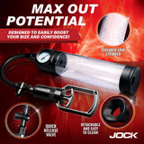 Pump Up Gauge Penis Pump with Pull Handle - image 3
