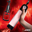 Jock Pump Up Gauge Penis Pump with Pull Handle, Clear/Black - JOCK-CN1033
