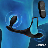 Triple Rush Vibrating C-Ring and Anal Plug w/ Remote - image 1