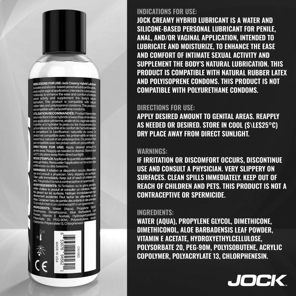 JOCK Creamy Cum Lubricant 8oz - image 4