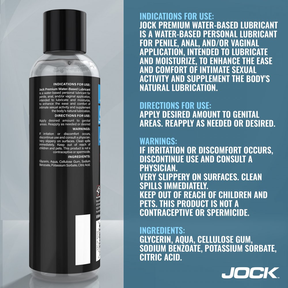 JOCK Premium Water Based Lubricant 8oz - image 5