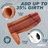 Silicone Penis Enhancer w/ Ball Strap - Medium - image 3