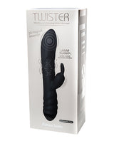 Adrien Lastic Twister Clitoral Sucker & Vibrating Rabbit - Black by Adrien Lastic