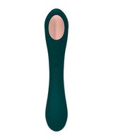 Alive Quiver — Dual-Ended Vibrator with Suction, Teal