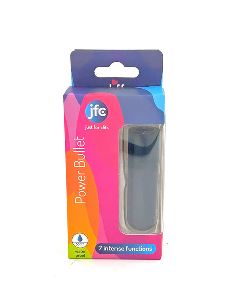 SI Novelties JFC Rechargeable Bullet Vibrator - Black - SI-61504