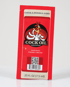 Cock Oil Water Based Lubricant - 0.25 oz Foil Packet by Cock Oil