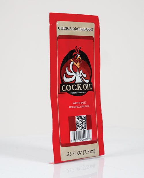 Cock Oil Water Based Lubricant - 0.25 oz Foil Packet by Cock Oil