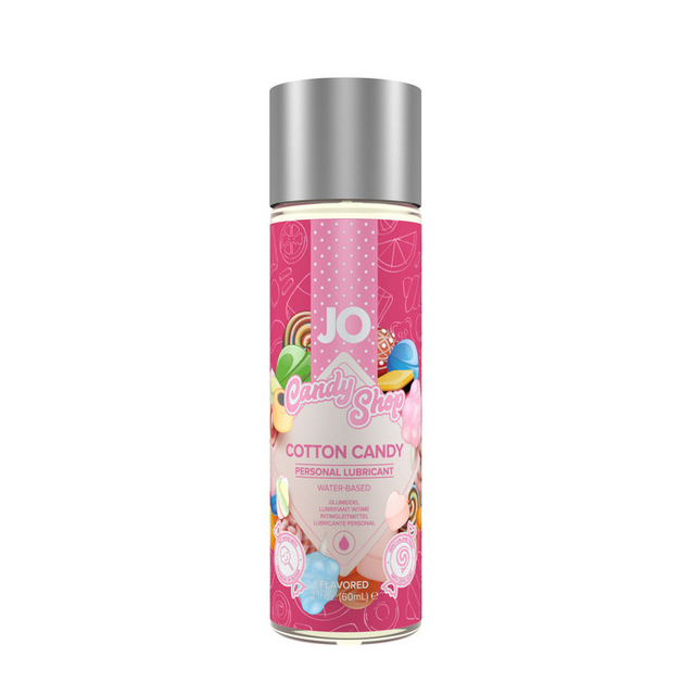 JO Lubricants Cotton Candy Flavored Lubricant, 2 fl oz (60 mL) - JO902