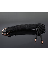 Pleasure Collection Silky Smooth Rope - Black/Rose Gold by Coquette Pleasure Collection