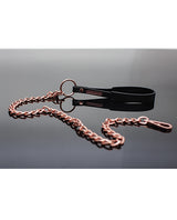 Pleasure Collection Leash - Black/Rose Gold by Coquette Pleasure Collection