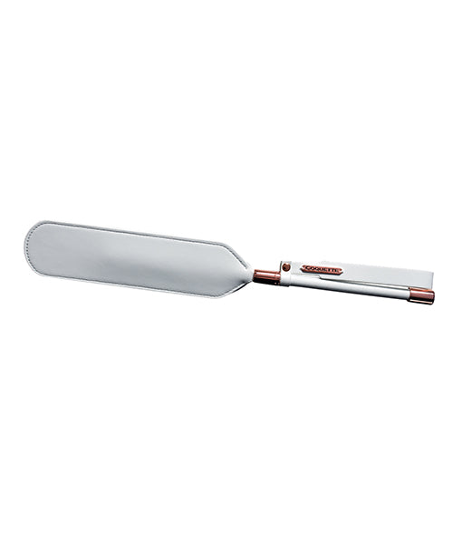 Pleasure Collection Matte Finish Paddle - White/Rose Gold by Coquette Pleasure Collection