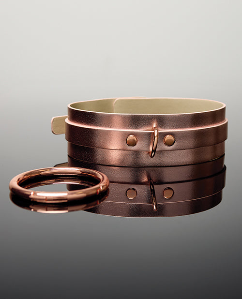 Pleasure Collection Adjustable Collar - Rose Gold by Coquette Pleasure Collection