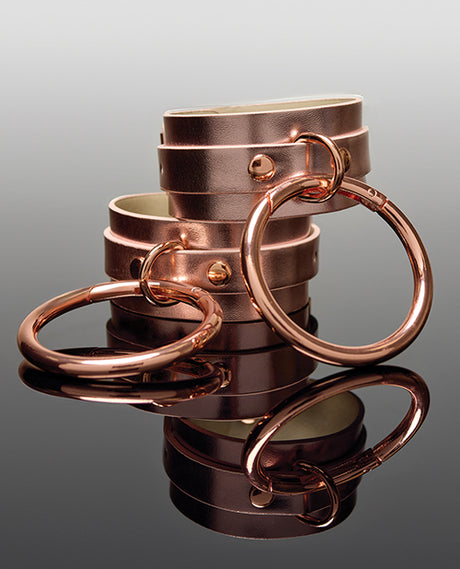 Pleasure Collection Adjustable Handcuffs - Rose Gold by Coquette Pleasure Collection