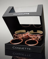 Pleasure Collection Adjustable Handcuffs - Rose Gold by Coquette Pleasure Collection