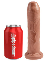 Pipedream King Cock 7 Inch Uncut Dildo — Tan - PD5561-22